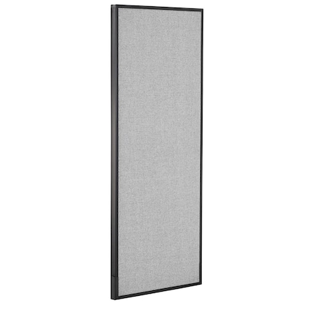Global Industrial 24-1/4W x 60H Office Partition Panel, Gray 277661GY